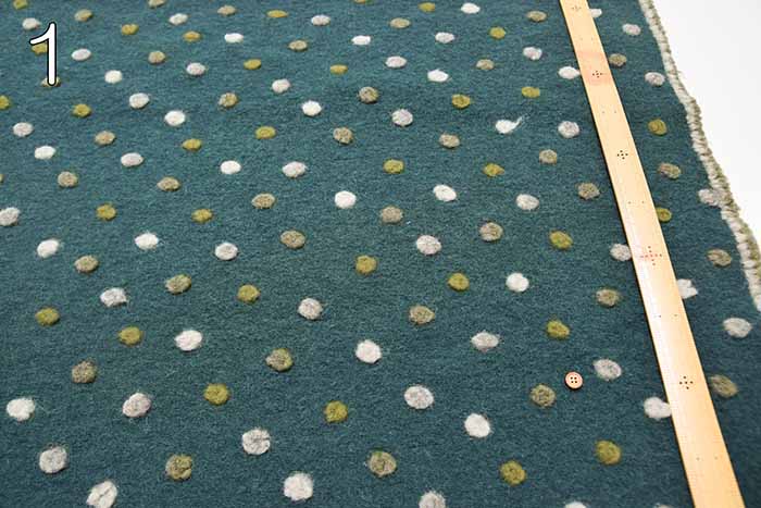 Italian BETA Sliver Knit Fabric - Polka Dot - nomura tailor