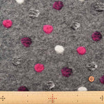 Italian BETA Sliver Knit Fabric - Polka Dot - nomura tailor