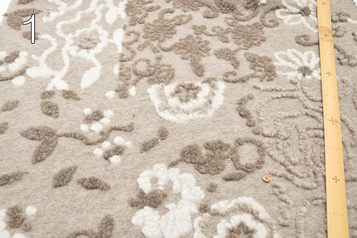 Made in Italy - Evolution Tex Sliver Knit Fabric - Flower - nomura tailor