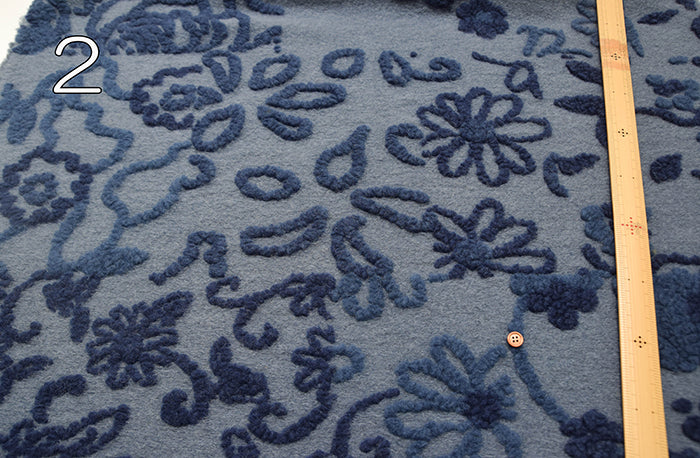 Made in Italy - Evolution Tex Sliver Knit Fabric - Flower - nomura tailor