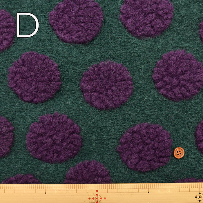 Made in Italy - Evolution Tex Sliver Knit Fabric - Dots (large) - nomura tailor
