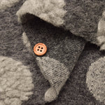 Made in Italy - Evolution Tex Sliver Knit Fabric - Dots (large) - nomura tailor