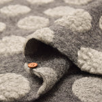 Made in Italy - Evolution Tex Sliver Knit Fabric - Dots (large) - nomura tailor