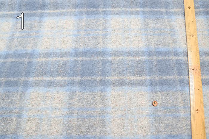 Italy-Made Evolution Tex Sliver Knit Fabric - Check - nomura tailor