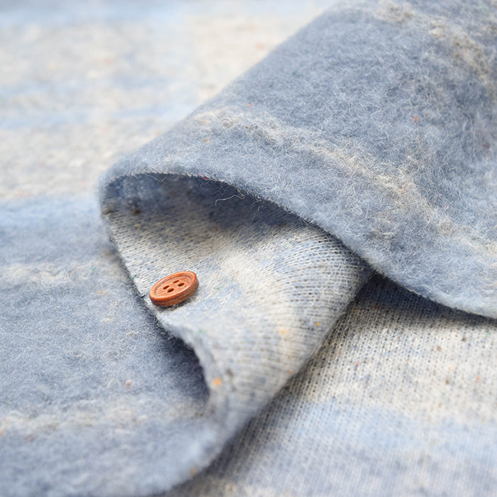 Italy-Made Evolution Tex Sliver Knit Fabric - Check - nomura tailor