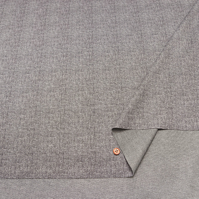 Italian Glen Check Stretch Fabric - nomura tailor