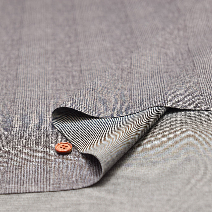 Italian Glen Check Stretch Fabric - nomura tailor