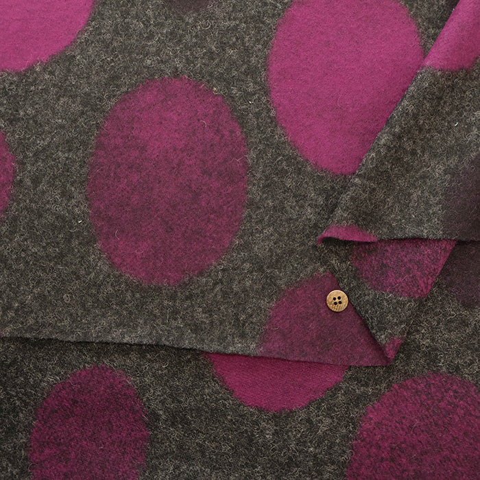 Made in Italy MAPEL Compressed Knit Fabric - Dot - nomura tailor