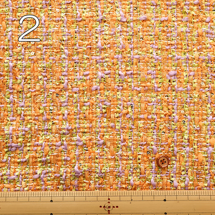 Italian QUORUM Fancy Tweed Fabric - nomura tailor