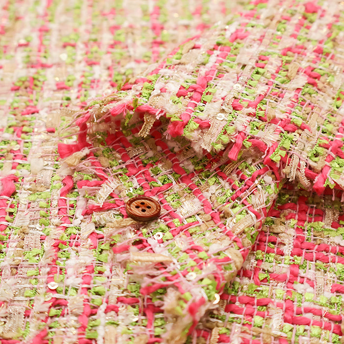 Italian QUORUM Fancy Tweed Fabric - nomura tailor