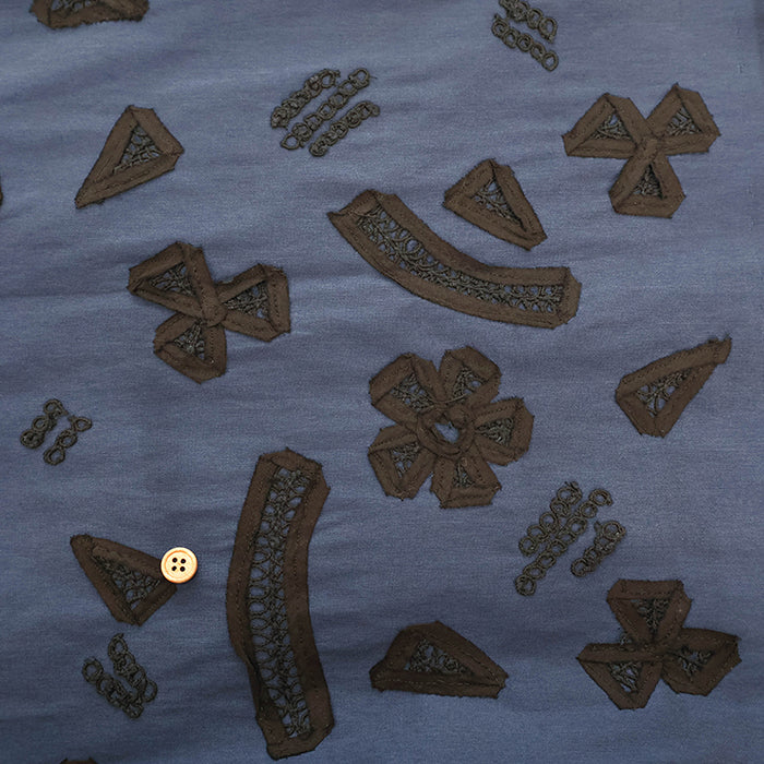Made in India AP FASHION Embroidered Fabric - nomura tailor