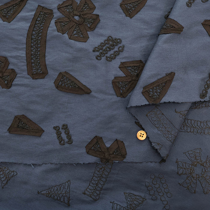 Made in India AP FASHION Embroidered Fabric - nomura tailor
