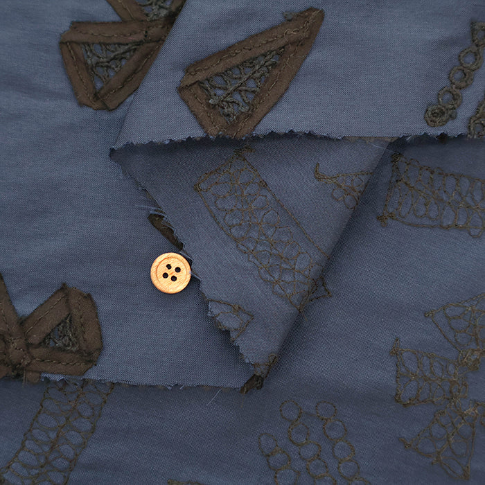 Made in India AP FASHION Embroidered Fabric - nomura tailor
