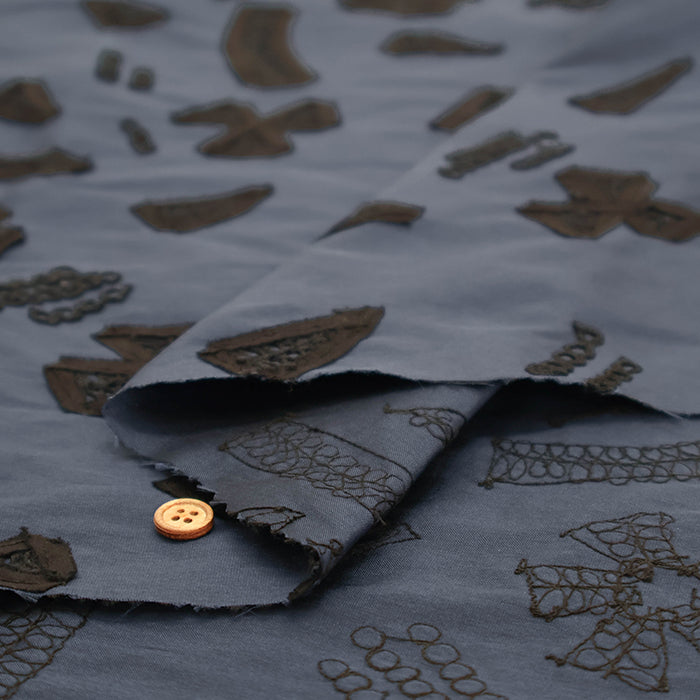 Made in India AP FASHION Embroidered Fabric - nomura tailor