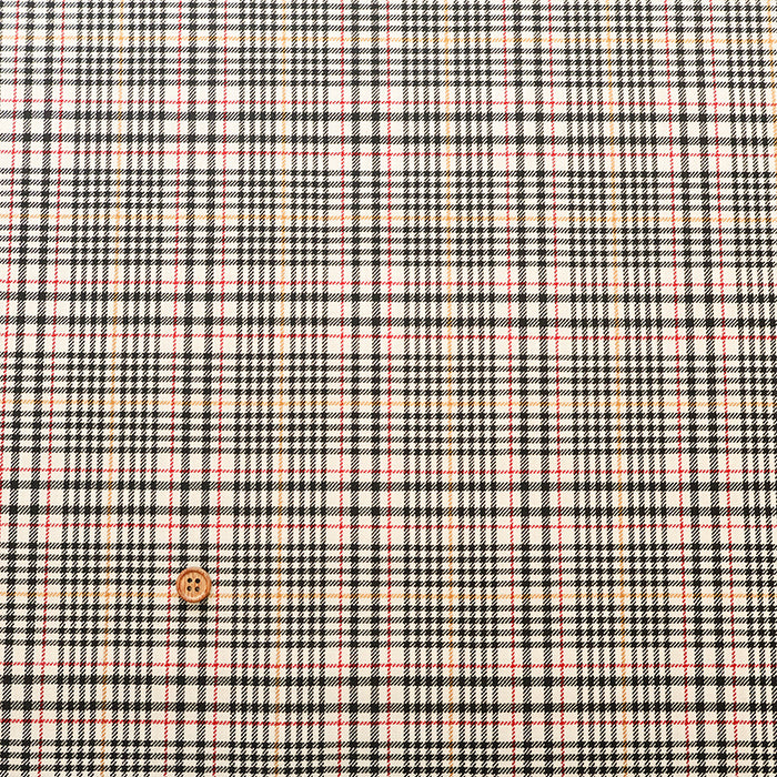 Made in Italy Wool Tartan Check Fabric - nomura tailor