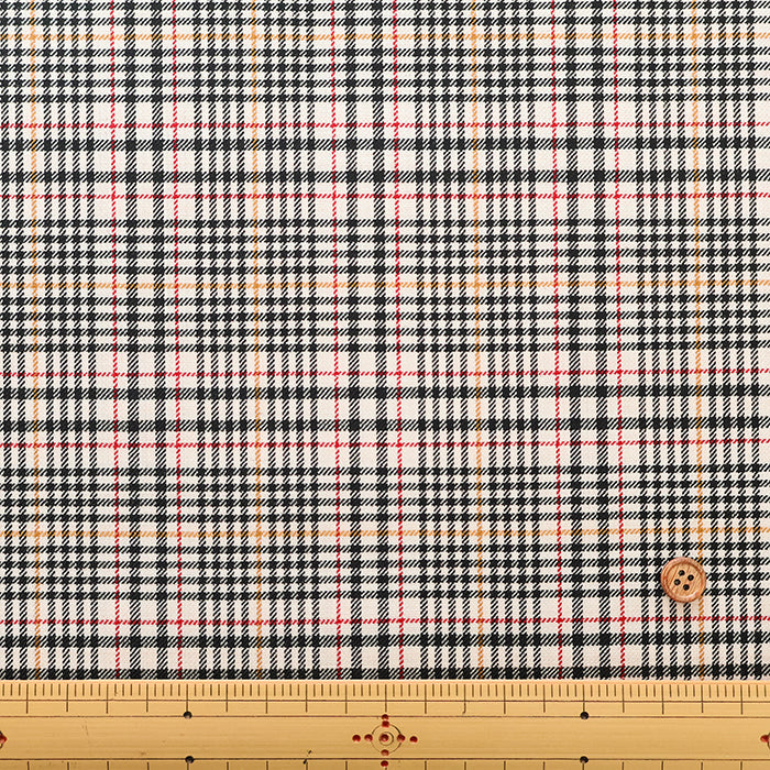 Made in Italy Wool Tartan Check Fabric - nomura tailor