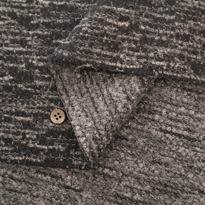 Made in Italy PIACIENZA  Wool Tweed Fabric - nomura tailor