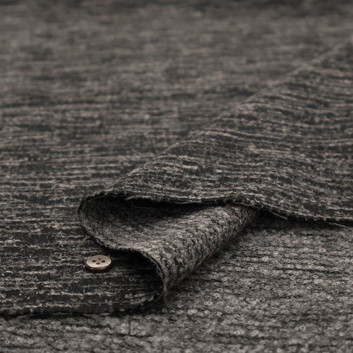 Made in Italy PIACIENZA  Wool Tweed Fabric - nomura tailor
