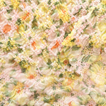 Made in India Polyester Shirring Fabric - Flower - nomura tailor