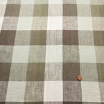Linen Yarn-Dyed Check Fabric - nomura tailor