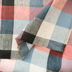 Linen Yarn-Dyed Check Fabric - nomura tailor