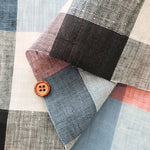 Linen Yarn-Dyed Check Fabric - nomura tailor