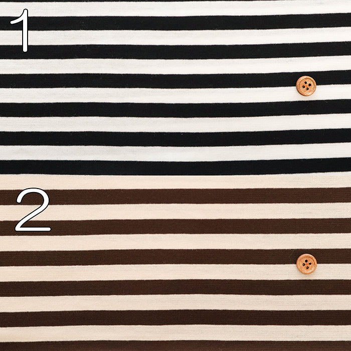 Cotton Knit Print Fabric - Border - nomura tailor