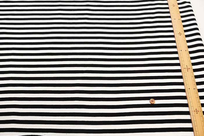 Cotton Knit Print Fabric - Border - nomura tailor