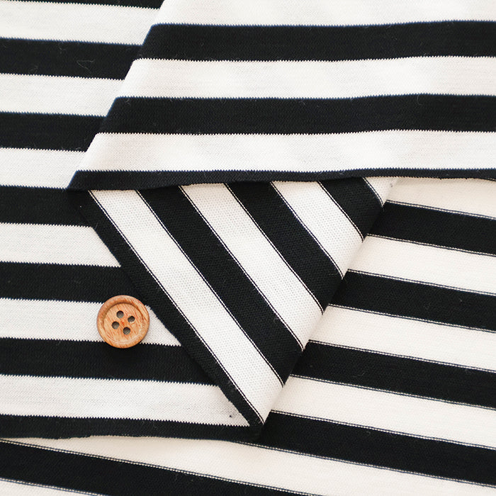 Cotton Knit Print Fabric - Border - nomura tailor