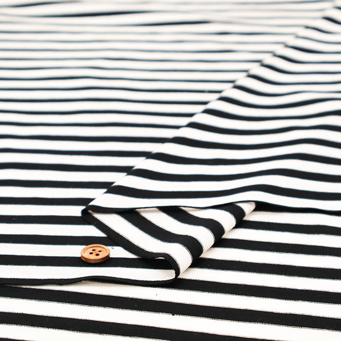 Cotton Knit Print Fabric - Border - nomura tailor