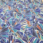 Made in Italy Polyester Inkjet Print Satin Print Fabric - Flower - nomura tailor