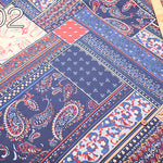 Made in Italy Polyester Inkjet Print Satin Print Fabric - Paisley - nomura tailor