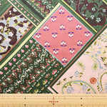 Made in Italy Polyester Inkjet Print Satin Print Fabric - Paisley - nomura tailor