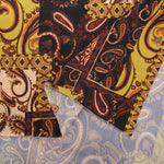 Italian Polyester Satin Inkjet Print Fabric - nomura tailor