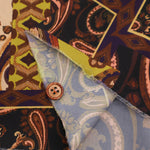 Italian Polyester Satin Inkjet Print Fabric - nomura tailor
