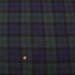 Tumbler Washer Finish 2/48 Wool Gauze Fabric - Check Pattern - nomura tailor