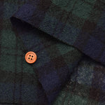 Tumbler Washer Finish 2/48 Wool Gauze Fabric - Check Pattern - nomura tailor
