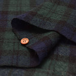 Tumbler Washer Finish 2/48 Wool Gauze Fabric - Check Pattern - nomura tailor