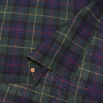 Tumbler Washer Finish 2/48 Wool Gauze Fabric - Check Pattern - nomura tailor