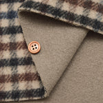 Wool Reversible Check Fabric - nomura tailor