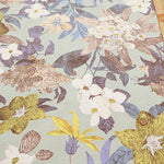 C/L Muslin Print Fabric- Botanical Flower - nomura tailor