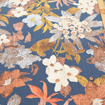 C/L Muslin Print Fabric- Botanical Flower - nomura tailor
