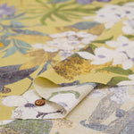 C/L Muslin Print Fabric- Botanical Flower - nomura tailor