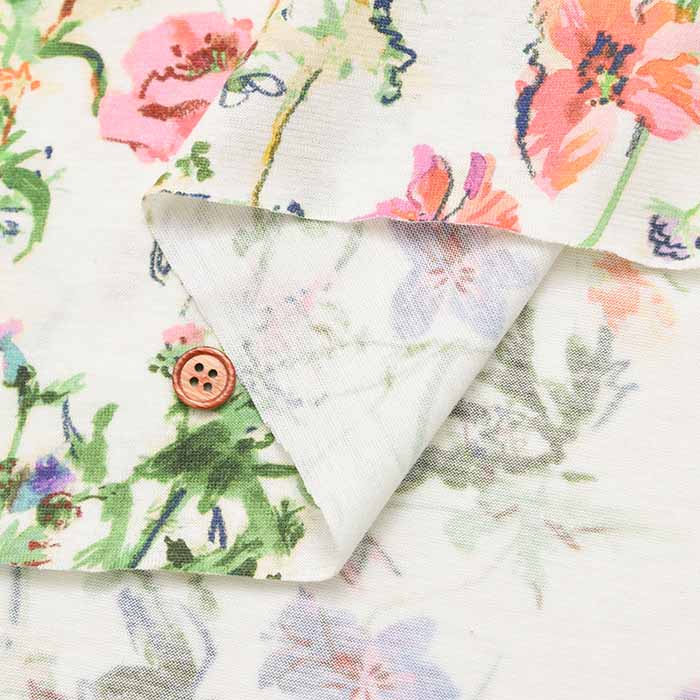 Cotton 30/1 SZ Jersey Digital Print Fabric - Botanical - nomura tailor