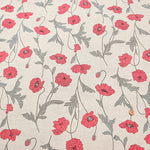 Linen sheeting printed fabric Flower - nomura tailor