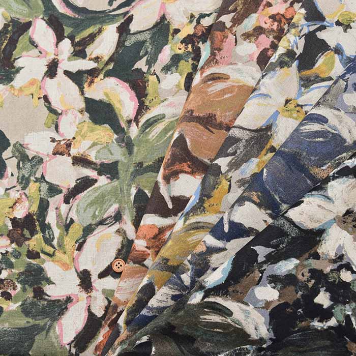 C/L sheeting printed fabric Flower - nomura tailor