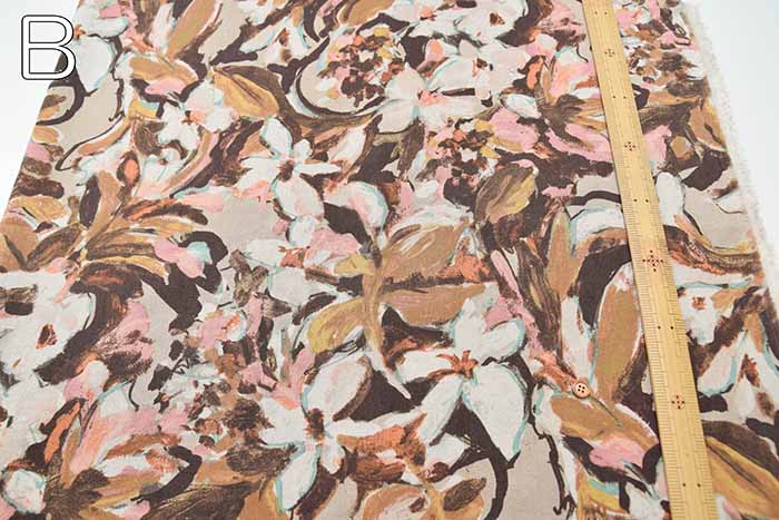 C/L sheeting printed fabric Flower - nomura tailor