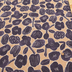Half-Linen Muslin printed Fabric - Flower - nomura tailor
