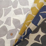 Linen Muslin printed Fabric - Flower Motif - nomura tailor