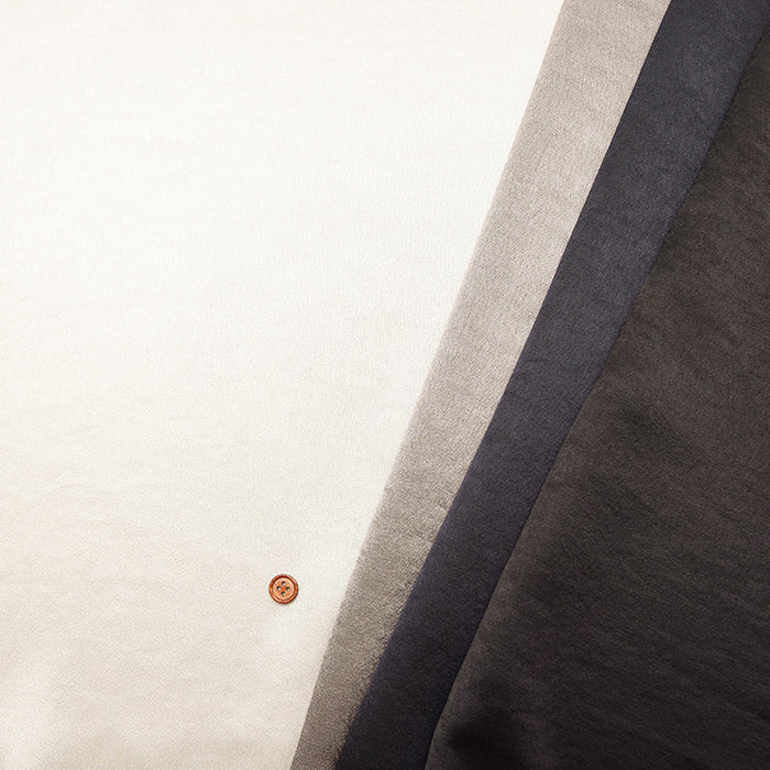Polyester Back Satin Crepe Fabric- Plain - nomura tailor